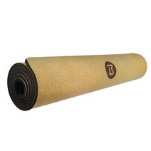 비핏 코르크 TPE 운동매트 필라테스 요가매트, 시크블랙