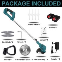 LPG 부탄 가스 충전식 논두렁 벌초 예초기 견착식 초경량 VIOWORKS24V 10W 3 IN 1 전기 잔디 깎는 기계 13, 01 Type B_01 EU