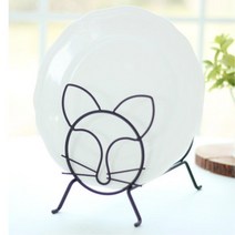 홈데코 가벼운 책꽂이 고양이 접시꽂이 홀더 받침대 정리달인 진열, 브라운