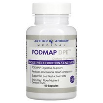 아서 앤드류 메디컬 FODMAP DPE 60 캡슐 속이더부룩 위장점막 역류성 고약사 소화효소 엔자임, 60 개