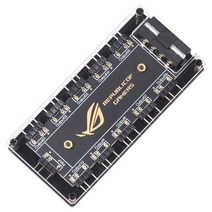 5V 3 핀 ARGB 케이블 ASUS AURA SYNC 10 허브 분배기 SATA 전원 연장 어댑터 LED 스트립 라이트 PC 팬 쿨러, 02 4PIN