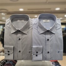 레노마셔츠 NC불광점 링크프리 면 혼방 런던스트라이프 일반핏 셔츠 RMSSGP-921-BU-5