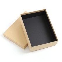깔끔한 무지 싸바리 박스 답례품 생일 입학 졸업 선물상자 크라프트 29.5x21.5cm
