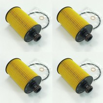 엔진오일필터 g4렉스턴오일필터 오일필터 디젤 쌍용 액티언 코란도 2.0 eXDi REXTON 2.2 Xdi RODIUS MUSSO, 03 4 pcs