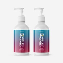 아쿠아쿨 더블액션 500 500ml / 쿨링+발열 리커버리 젤크림, 2개