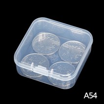 다용도 투명 소품케이스 사각 플라스틱 상자 A54, 단품, 1개