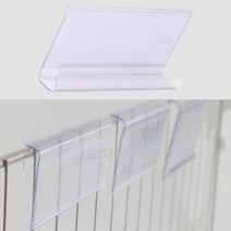 매장 마켓 마트 선반 걸이형 가격표 안내판 편의점 상품 진열대 POP 꽂이 라벨 케이스 쇼카드