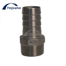 점적호스 관수 자재 농수관 분수 YMJLVALVE 스테인레스 스틸 호스 바브 1/8 