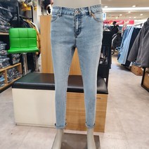 잠뱅이 여성 기본 바이오스톤 캣브러쉬 올약워싱 스키니핏 청바지JK9DSN54