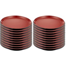 [Amazon.co.jp 한정] [업무용 세트] 후쿠이 크래프트 8 치수 丸布目 소바 접시 주부 흑 (20 개) 대나무 별매 90040211