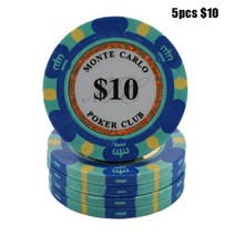 포커 홀덤 컬러 하드케이스 5 개몫 세라믹 포커 칩 텍사스 포커 칩 포커 칩 세트 라운드 포커 동전 엔터테 먼트, c