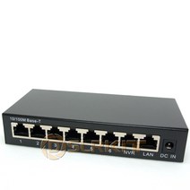 스위칭허브 네트워크 스위치 24V 72W 8 포트 6 PoE 패시브 스위치 인젝터 UBNT AP LITE LR, 04 EU Plug