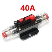 1260V DC AMP 회로 차단기 20A 30A 40A 50A 60A 80A 100A 자동차 인라인 교체 퓨즈 리셋 인버터 홀더 page 스타일 수리 어댑터, MULTI