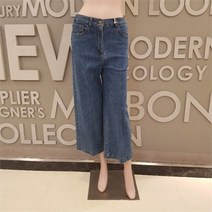 BCBG NC13 포유 밴딩 와이드 데님 팬츠 B2B3P318