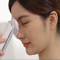 Riutiyo 뷰티디바이스 RF고주파 갈바닉 마사지기 피부탄력기기 홈에스테틱 갈바닉 마사지기 진동클렌저 피부관리 홈케어 갈바닉 딥클렌징 피부 마사지기, 아이보리