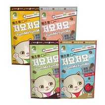 캐츠랑 저요저요 고양이 보양간식 150g 4종세트 참치 연어 닭고기 양고기, 3개