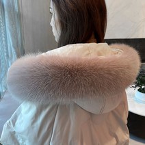 1+1 패딩털리폼 페이크 폭스 라쿤 털 모피 겨울 코트 교체 리폼 패딩 모자