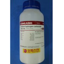 오피스안 중조 중탄산나트륨 탄산수소나트륨 (kor)Sodium hydrogen carbonate DAE(GR)-500G 시약