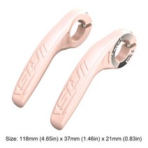 자전거 핸들바 엔드 보조 경량 보조 라이딩 혼 레스트 사이클링 피로 완화, 4.Pink