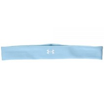 언더아머 Under Armour 여성용 플레이 업 머리띠 블랙 (001)/그레이 울프 프리 사이즈 156405, One Size Fits Most, Opal Blue (293)/Black, Opal Blue (293)/Black