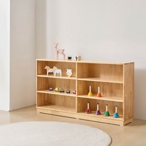 Sunshine 와이드책장 가로형 책꽂이 선반 진열장 낮은 교구장 정리 수납