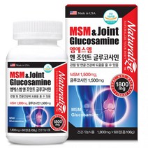 라이즈 미국 엠에스엠 앤 조인트 글루코사민 1800mg x 60정