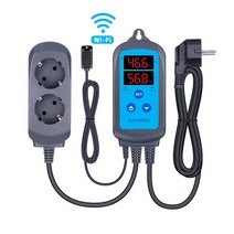 제습기 잉크버드 ihc-200-wifi 디지털 습도 컨트롤러 앱 원격 제어(알람 가습, EU 플러그(220v)