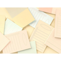 오너클랜 점착식메모지 5P 다양한 떡메 공메 메모잇 패드 종이, Note1