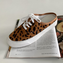 호피 레오파드 블로퍼 슬리퍼 운동화 스니커즈