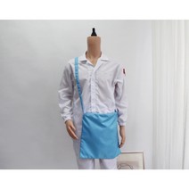 [제전크로스가방] 방진가방 크린룸 안전용품 신발주머니 분리수납 산업용품, 스카이블루, 1개