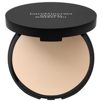 [ 정품]BareMinerals 오리지널 프레스드 미네랄 베일 세팅 파우더 퍼프 어플리케이터 포함 무중력 탈크 프리 피니싱 파우더 메이크업 메이크업 착용 연장 비건
