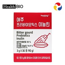 Healing 여주 프리바이오틱스 유기농 아가베 이눌린 30포, 1박스(1개월분)