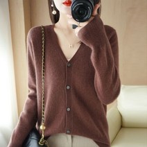 앙고라 크롭 여자 꽈배기 니트 가디건 Snaoutofit 봄 가을 새로운 v 넥 카디건 여성 느슨한 얇은 스웨터 솔리드 컬러 기본 소형 올 매치 자켓