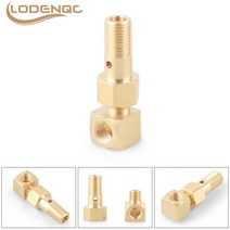 유압계 Lodenqc 밴조 볼트 어댑터 연료 압력 게이지 혼다 M12 x 125 1827 NPT LC1023771