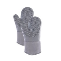 제빵 바베큐 고온 저항 오븐 미트 500 800 도 내화 바베큐 단열 전자 레인지 장갑, [2] 2pc gloves