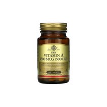 솔가 드라이 비타민A 1500mcg 타블렛, 100정, 2개