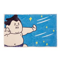 화장실발매트 욕실 바닥 매트 발 목욕 입구 문 카펫 도어 물 흡수성 미끄럼 방지 만화 캐릭터, 34. 100CM×150CM 대형 스모 소년 A
