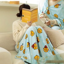 카카오프렌즈 헬로투스노우 라이 무릎담요 / 담요 무릎담요 극세사담요 어린이집낮잠이불 아기블랭킷 캠핑담요 신생아이불 캠핑블랭킷 차박준비물 에어컨 바람막이 BLANKET 극세사무릎담요