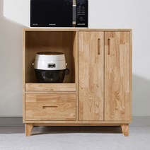 미아트 빅피처가구 도리나 고무나무 900 주방수납장