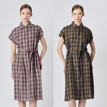 BCBG S 저스트 체크 원피스 B3M4O683 (사은품증정)
