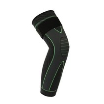 압박 슬리브 종아리 보호대 종아리슬리브 탄성 노란색녹색 스트라이프 길쭉한 무릎 패드 다리 논슬립 붕대 압축 따뜻한 남자와 여자에