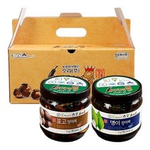 지투지샵 장아찌 2종선물세트 명이1kg+표고1kg, 단품