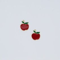 사과 키링 펜던트 메탈키링 재료 에어팟키링 악세사리부자재 차키케이스 열쇠고리 핸드폰키링