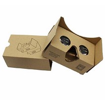 Google cardboard VR 구글 카드보드 V2 버전 2 가상 현실(V.. 정품보장, Brown, 10Pack