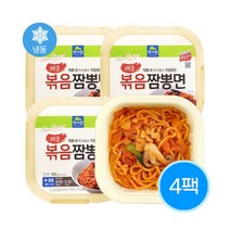 면사랑 해물볶음짬뽕면 365gx4팩 HMR 전자레인지5분 군대px냉동식품, 하절기)해물볶음짬뽕면4팩+드라이아이스2개, 365g