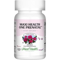 임산부종합비타민 출산후 산후영양제 멀티비타민 Maxi Health One 임산부 수유부용 산전 비타민 4개월분 120개, 120 카운트 (1 팩)