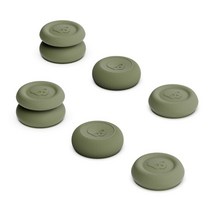 플스5 컨트롤러 호환 커버 케이스 듀얼센스 ps5 실리콘 해골 앰프 공동 thumb grip set fps cqc 조이스틱 캡 thumbstick cover for ps4 5, 녹색에서