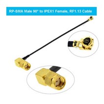 서보 연장 케이블 모터 IPEX SMA 암-uFL/u.FL/IPX/IPEX-1 1 수 플러그 와이파이 안테나 RF RG1.13 피그테일 개, 7.5CM, RPSMA M90 to IPEX1 F