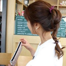 에이비엠코리아 꽈배기컬러 머리끈