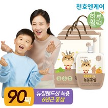 천호엔케어 튼튼쑥쑥 어린이 녹용홍삼즙, 40ml, 90개